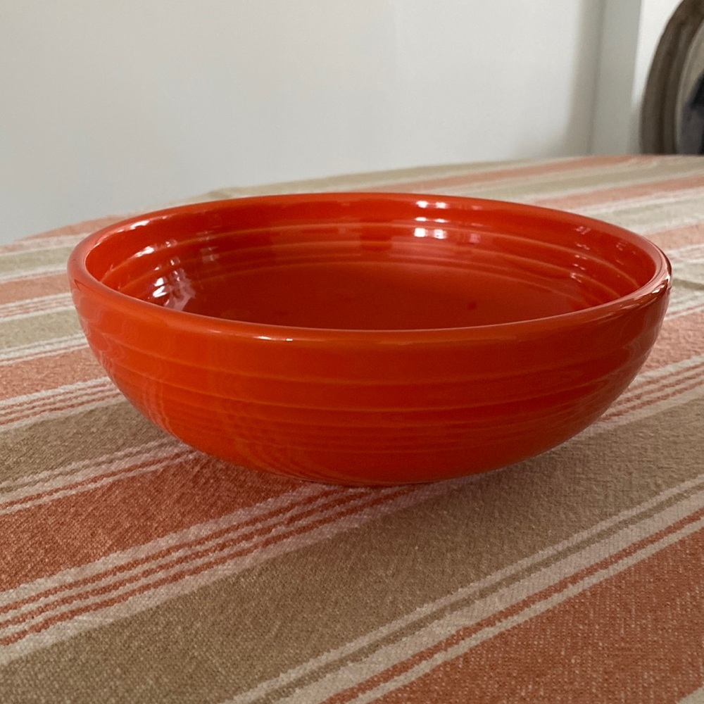 Fiesta ware bowls, orange